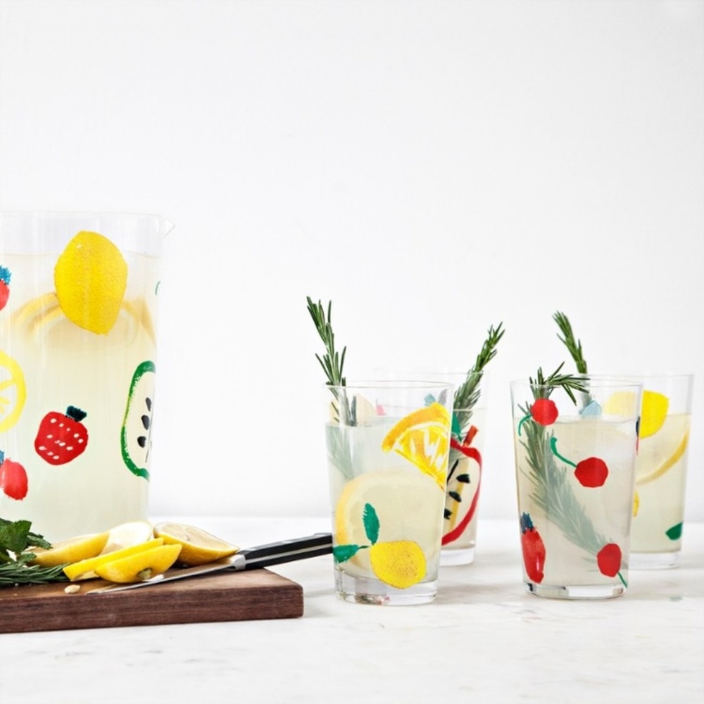 Kate Spade Fruit Glasses